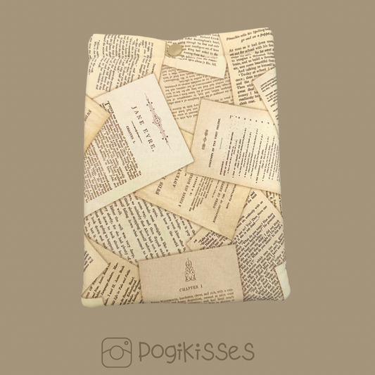 Book pages kindle sleeve