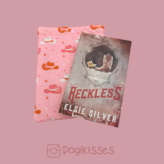 Pink cowboy hat book sleeve